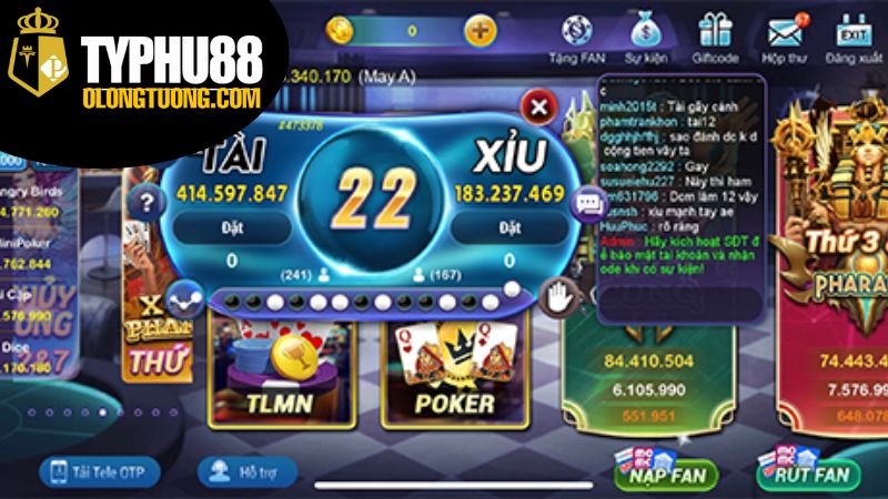 Tài Xỉu Typhu88 - Khám Phá Thế Giới Game Đỏ Đen Hấp Dẫn 3 Các Hình Thức Đặt Cược Thông Dụng Nhất Ở Trong Tài Xỉu Typhu88